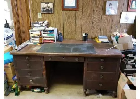 Antique National Desk 1930's- 1940's